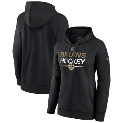 Fanatics Branded  Black Boston Bruins Authentic Pro Pullover Hoodie