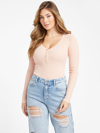 Guess Factory Coralia Rib Knit Bodysuit In Multi