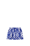 BURBERRY PLEATED SKIRT IN CHECK COTTON