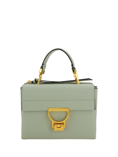 Coccinelle Arlettis Handbag In Celadon Green