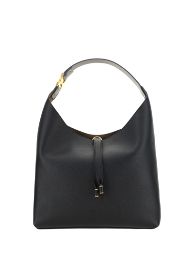Chloé Black Marcie Leather Shoulder Bag
