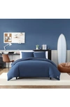 Nautica Longdale Comforter & Pillow Sham Set In Navy Blue