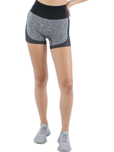 Koral Womens Ribbed Fitness Bike Short In Black