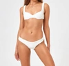 L*space Nikita Underwire Bikini Top In White