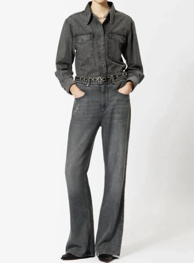 Isabel Marant Belvira Jeans In Grey