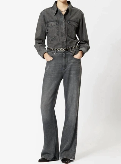 Isabel Marant Belvira Jeans In Gray