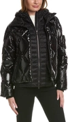 Bogner Lissi Quilted Puffer Jacket With Insert In Black