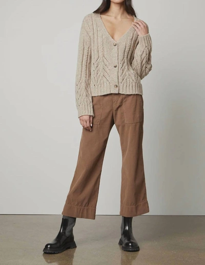 Velvet By Graham & Spencer Women's Vera Pant In Barley In Grey