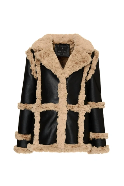 Unreal Fur Gate Keeper Faux-leather Jacket In Black