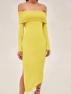 ALEXIS JUSTINE DRESS IN CANARY