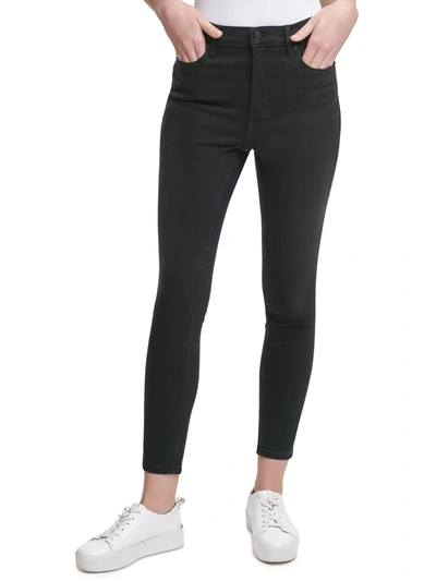 Calvin Klein Jeans Est.1978 Womens High Rise Ultra Skinny Jeggings In Black