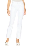 Pistola Lennon High Rise Cropped Boot In Blank Slate In White
