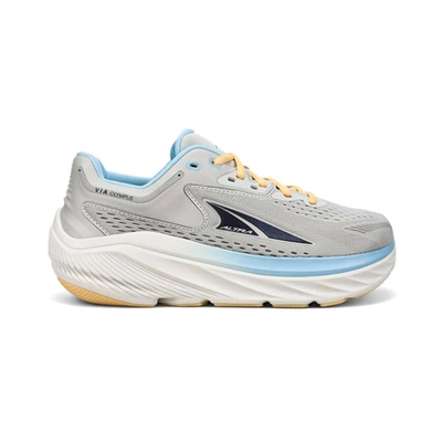 ALTRA WOMEN'S VIA OLYMPUS RUNNING SHOES - MEDIUM/B WIDTH IN LIGHT GRAY