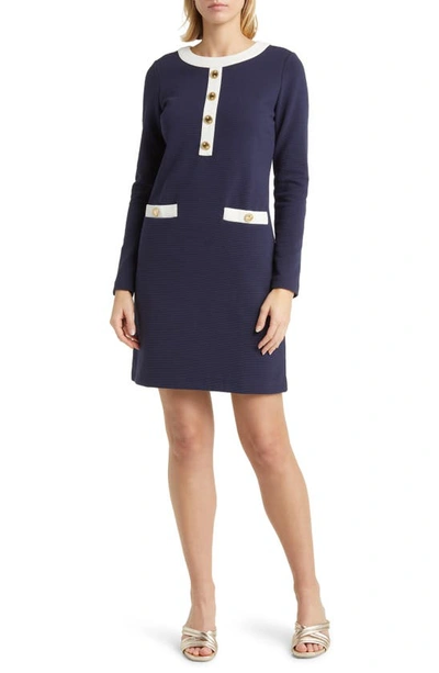 Lilly Pulitzer Kennedy Shift Dress In True Navy