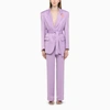 Hebe Studio Lilac Viscose The Lover Blazer In Green