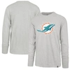 47 '47 GRAY MIAMI DOLPHINS PREMIER FRANKLIN LONG SLEEVE T-SHIRT
