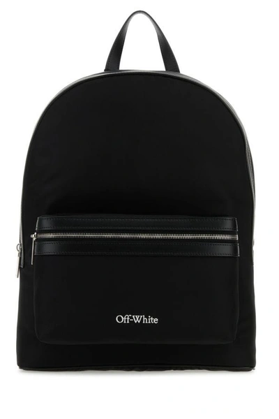 Off-white Off White Man Black Nylon Core Backpack