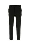 Prada Contemporary Black Wool Stretch Trousers For Men | Fw23 In Black
