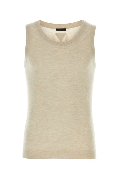 Prada Knitwear In Cream