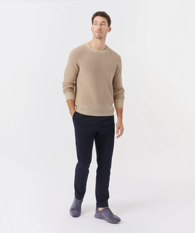 Atm Anthony Thomas Melillo Cotton Cashmere Long Sleeve Raglan Crew Neck Tee In Soft Fawn