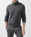 Atm Anthony Thomas Melillo Recycled Cashmere Turtleneck Sweater In Heather Charcoal