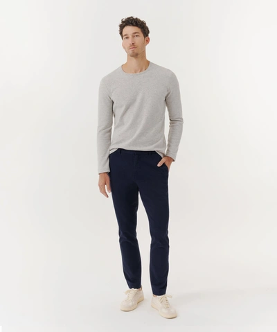 Atm Anthony Thomas Melillo Cotton Twill Slim Pants In True Navy