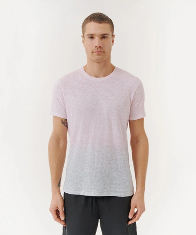 Atm Anthony Thomas Melillo Slub Jersey Crewneck T-shirt In Pink Lilac