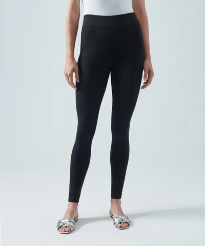 Atm Anthony Thomas Melillo Modal Rib High Waisted Legging In Black