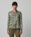 Atm Anthony Thomas Melillo Leopard Print Silk Charmeuse Button-up Shirt In Leopard Print