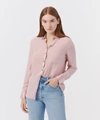 Atm Anthony Thomas Melillo Matte Silk Charmeuse Boyfriend Shirt In Pink Lilac