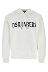 Dsquared2 Dsquared White Cotton Sweatshirt In White