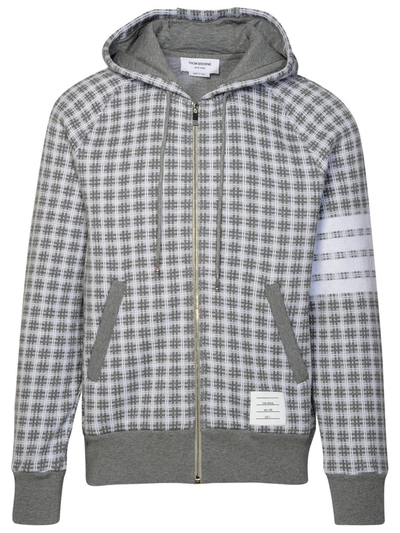 Thom Browne Gray Cotton Sweatshirt In Grey