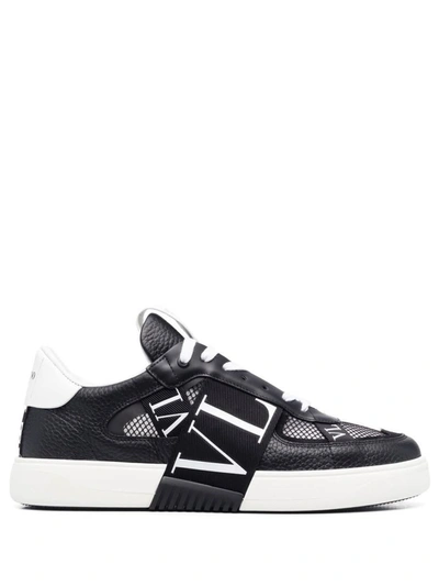 Valentino Garavani Vl7n Panelled Sneakers In Nero/nero-bianco/nero/nero-bian/ner