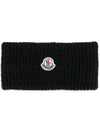 Moncler Knit Wool & Alpaca Blend Headband - Black