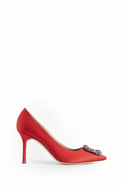 Manolo Blahnik Pumps In Red