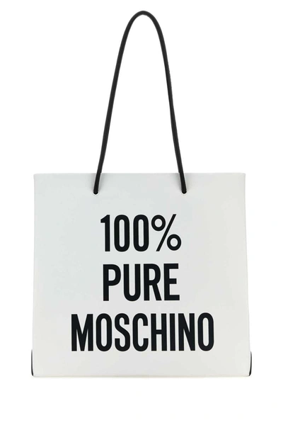 Moschino Shoulder Bags In White