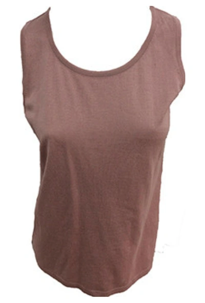 Angel Bra Friendly Tank Top In Pink In Brown