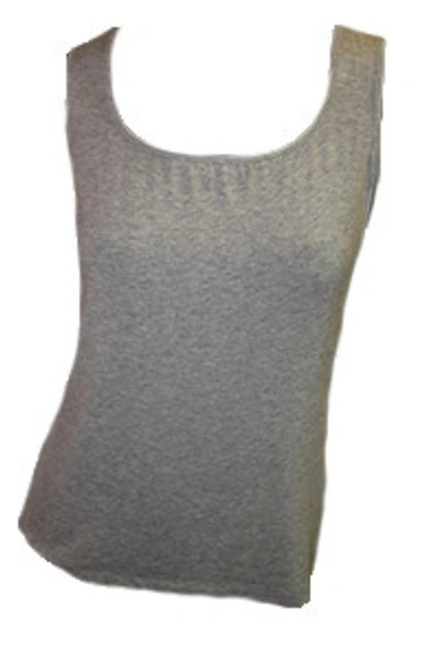 Angel Bra-friendly Tank Top In Gray In Silver