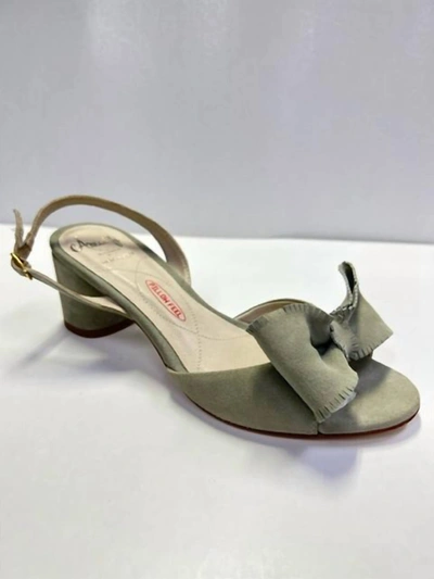 Amalfi By Rangoni Ilda Bow Sandal In Salvia In Green