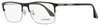 Longines Men's Rectangular Eyeglasses Lg5005-h 002 Matte Black/ruthenium 56mm In Multi