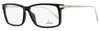 OMEGA MEN'S RECTANGULAR EYEGLASSES OM5014 001 BLACK/RUTHENIUM 58MM