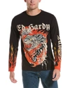 ED HARDY LIMITED EDITION FIRE TIGER T-SHIRT