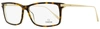 Omega Men's Rectangular Eyeglasses Om5014 056 Havana/gold 58mm In Multi