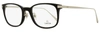 Omega Men's Rectangular Eyeglasses Om5039 001 Black/ruthenium 53mm In Multi