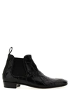 LIDFORT LIDFORT BRAIDED LEATHER ANKLE BOOTS