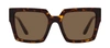 Dolce & Gabbana Tortoiseshell-effect Square-frame Sunglasses In Brown
