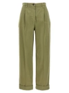 Etro Wide Leg Belted Trousers With Back Pockets