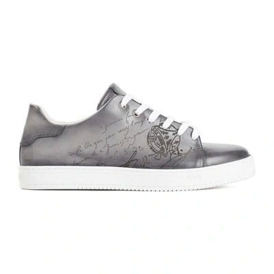 Attico Berluti Scritto Trainers Shoes In White