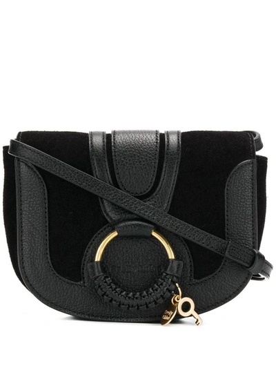 See By Chloé Hana Mini Leather Crossbody Bag In Black