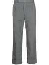 THOM BROWNE THOM BROWNE FIT 1 GG BACKSTRAP TROUSER IN TYPEWRITER CLOTH CLOTHING